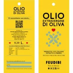 Olio Extravergine Feudibi Limited Edition 500 Ml -Barbieri Outlet feudibi retro