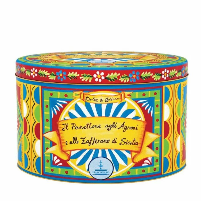 Panettone Fiasconaro Dolce E Gabbana Agrumi E Zafferano Di Sicilia 1 Kg 3 Panettone Fiasconaro Dolce E Gabbana Agrumi E Zafferano Di Sicilia 1 Kg